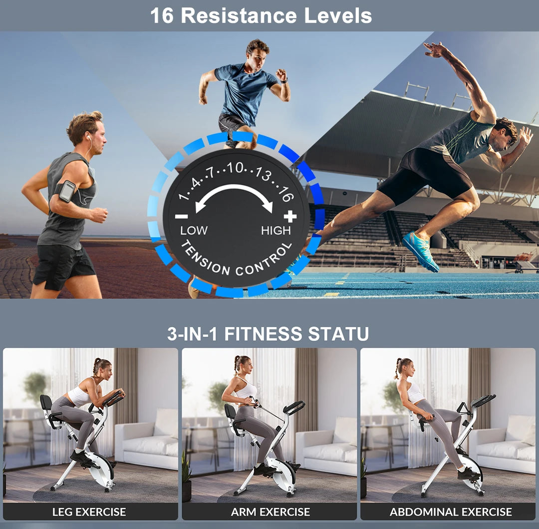 16-speed Indoor Bike With Heart Rate Detection