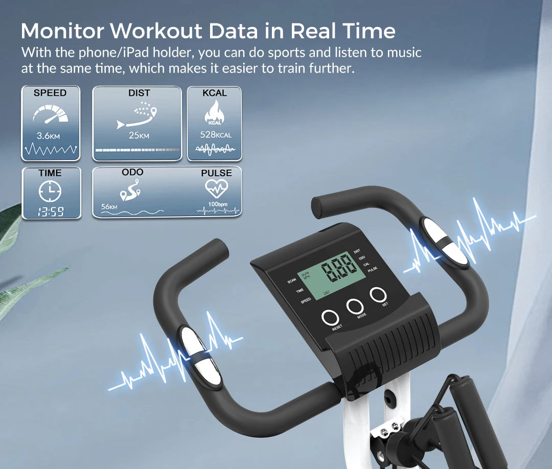 16-speed Indoor Bike With Heart Rate Detection