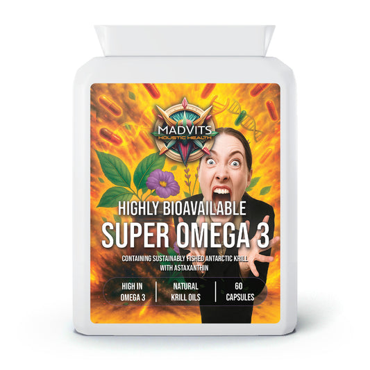 MadVits Super Omega 3. Highly Bio-Available (60 Capsules)