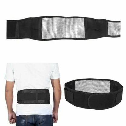 Self heating Magnetic Back Therapy Support Belt