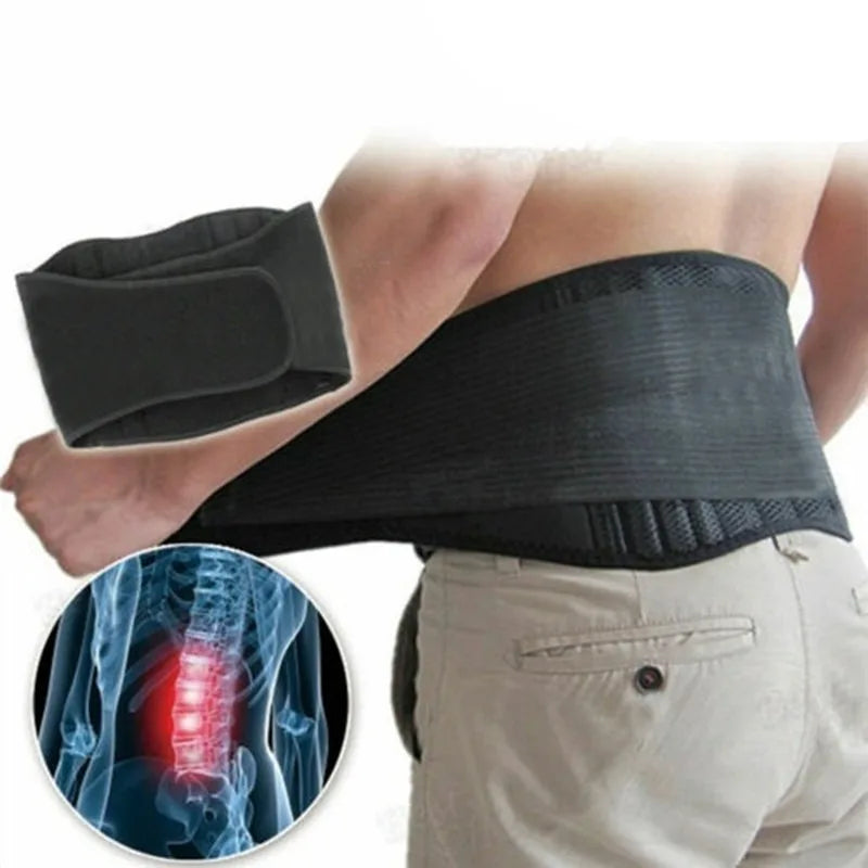 Self heating Magnetic Back Therapy Support Belt