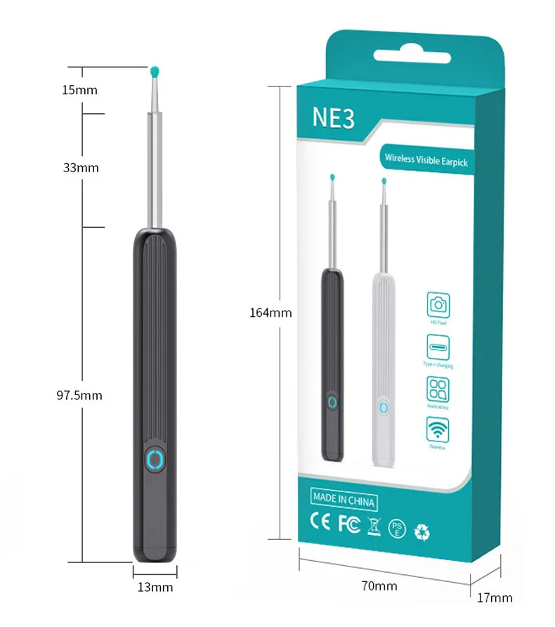 Smart Visual Ear Sticks - High Precision Wax Removal Ear Cleaner - Mad Vits