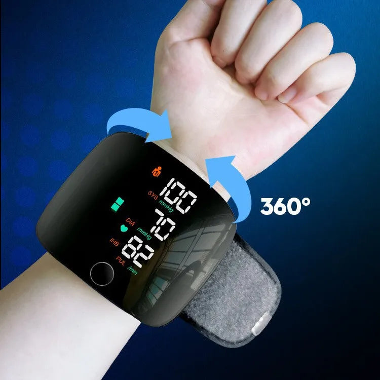 USB Rechargeable Wrist Blood Pressure Monitor (With Voice!) - Mad Vits