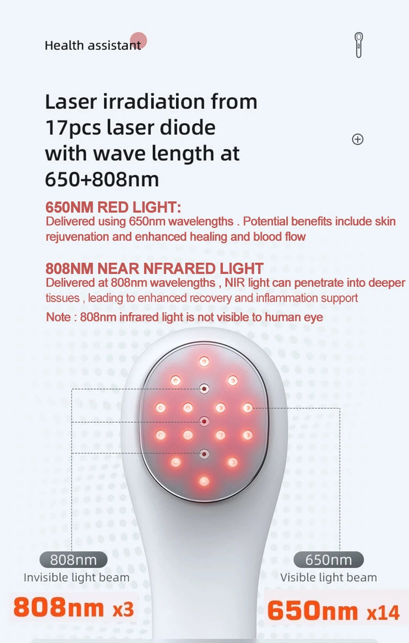 NEW! Low Level Laser Red Light Therapy Device Arthritic Pain Relief - Mad Vits