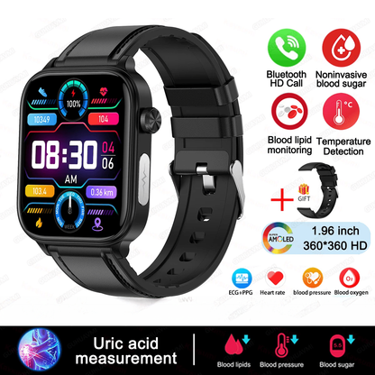 AI Bluetooth Medical Diagnosis Smartwatch. NEW 2024!