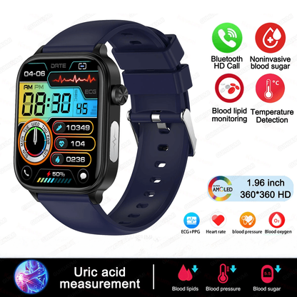 AI Bluetooth Medical Diagnosis Smartwatch. NEW 2024!