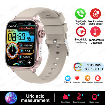 AI Bluetooth Medical Diagnosis Smartwatch. NEW 2024!